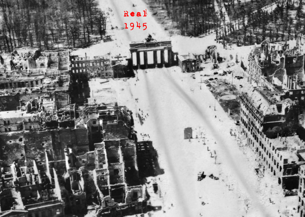 Brandenburger Tor 1945 real